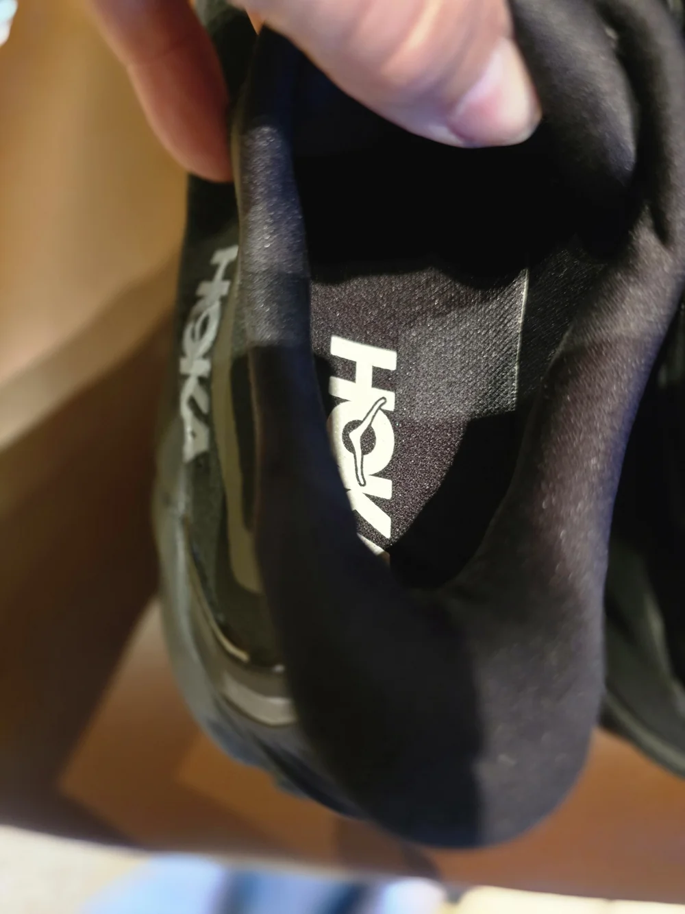 HOKA Men's Black Lightweight Running Shoes